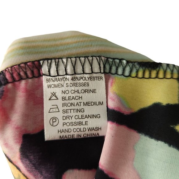 Ever Pretty Womens Maxi Dress Size‎ 14 Black Butterfly Print Short Sleeve NEW - Picture 8 of 12